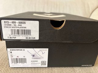 Botas Converse blancas niña/ chica talla 36