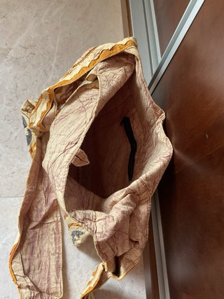 Bolso de tela estampado