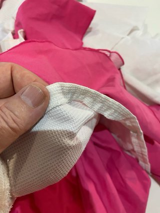 8. Traje Flamenca Talla 40 Blanco y Rosat