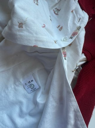 Vestido Invierno Doña Carmen Rojo 18 meses