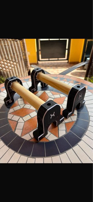 Paralelas calistenia color negro OFERTA