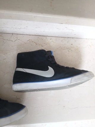 Scarpe Nike uomo alte nere e bianco