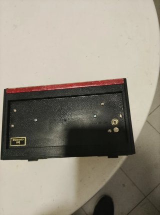 CAJA TARJETERO FORMA DE LIBRO- EGIPTO- años 80