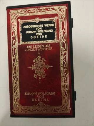 CAJA TARJETERO FORMA DE LIBRO- EGIPTO- años 80