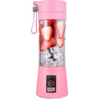 Batidora Portátil Rosa con Carga USB