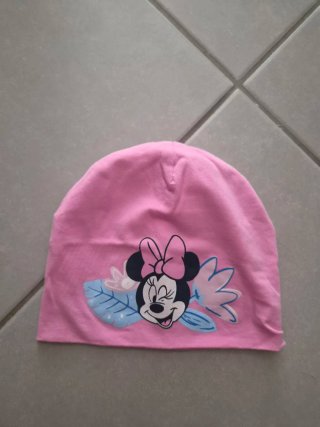 Cappellino bambina Minnie Disney rosa