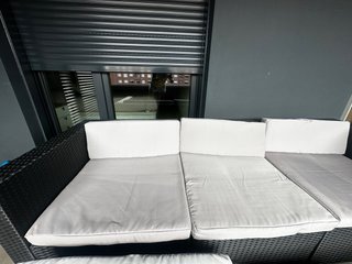 Conjunto Sofá y Mesa Exterior
