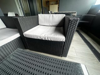 Conjunto Sofá y Mesa Exterior