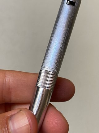 Ronson Vintage Penna Sfera con Accendino Metallo