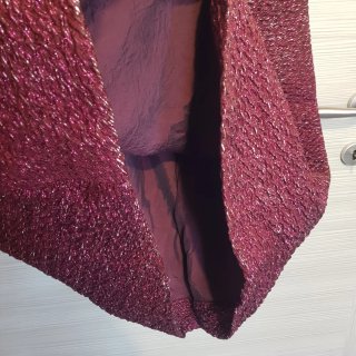 Gonna Maxi Vintage Bordeaux Campana