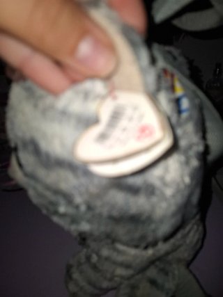 Mochila Peluche Gato Gris y Rosa