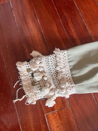 Cazadora Zara Verde Talla S