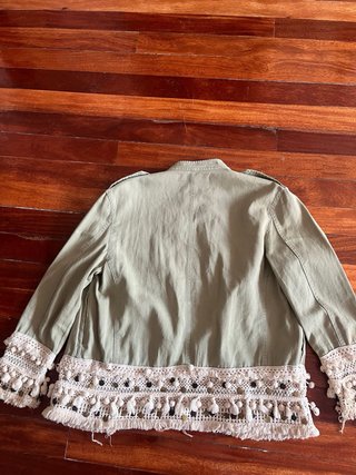 Cazadora Zara Verde Talla S