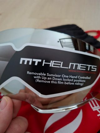 Visera MT HELMETS espejo Streetfighter