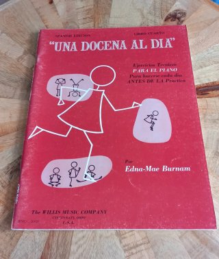 Piano: Una docena al día (5 libros.Edna-Mae Burna