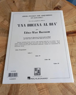 Piano: Una docena al día (5 libros.Edna-Mae Burna