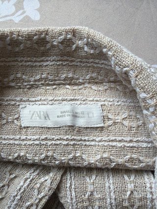 Camisa Zara Beige M