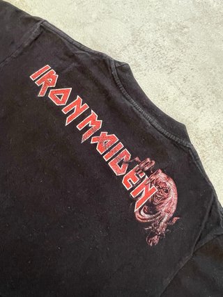 Camiseta Vintage Iron Maiden Negra