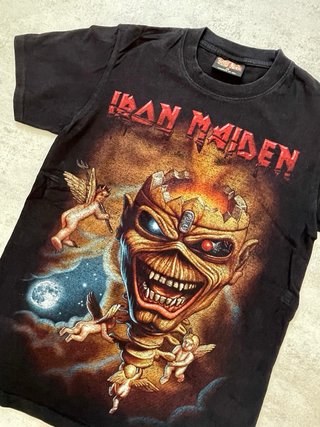 Camiseta Vintage Iron Maiden Negra