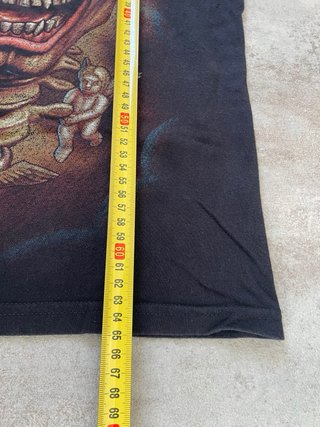 Camiseta Vintage Iron Maiden Negra