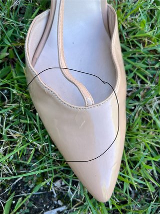 Zapatos tacon Guess beige talla 40