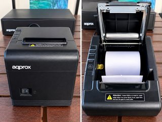 Impresora Térmica de Tickets Aqpox Negra
