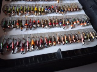 68 Ninfas de Pesca con Bola 2mm