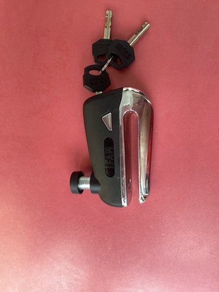 Candado disco moto IFAM con 3 llaves