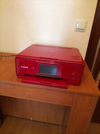 Impresora Canon Roja