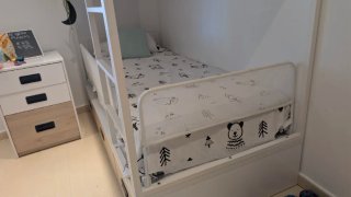 Barrera de Cama Jane Blanca