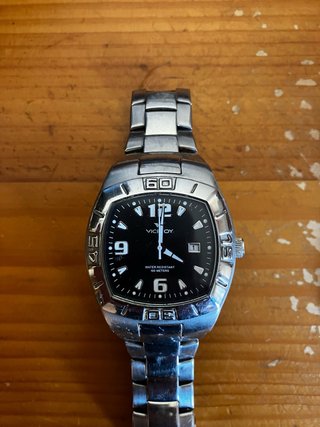 Reloj Viceroy Hombre Negro y Plateado