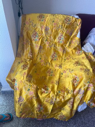 Traje Fallera Amarillo Flores