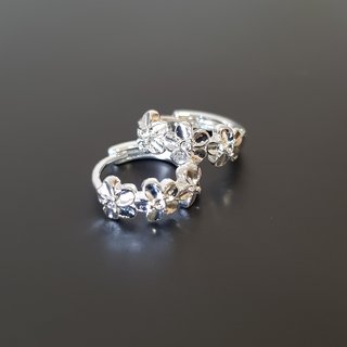 Pendientes de Plata Esterlina S925 Flores (182)