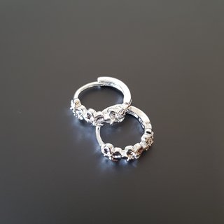 Pendientes de Plata Esterlina S925 Flores (182)
