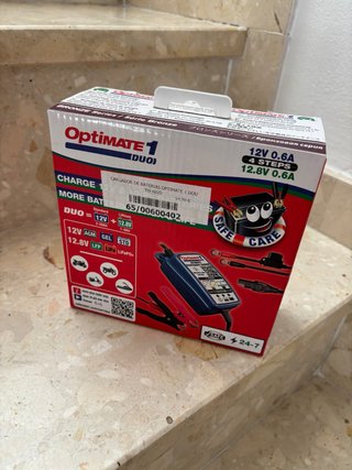 OptiMate 1 DUO Cargador Batería Moto