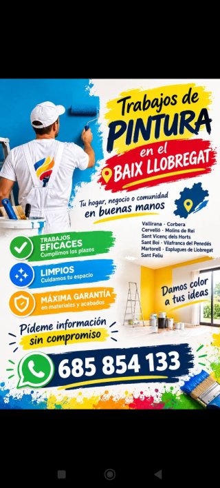 Servicios de Pintura Profesional Baix Llobregat