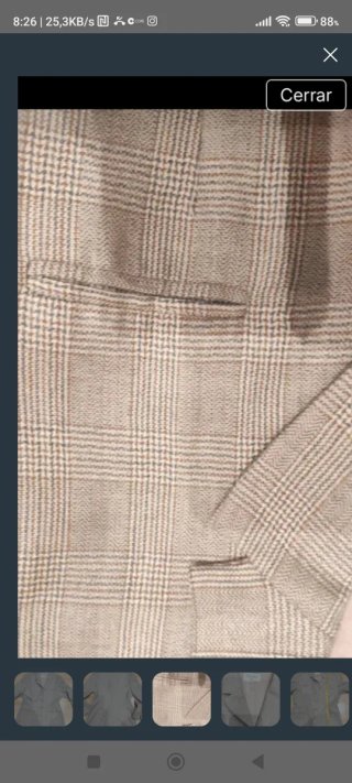 Americana Cortefiel Beige Talla 44