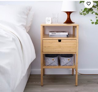 Due Comodini NORDKISA in Bambù di Ikea quasi nuovi