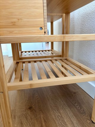 Due Comodini NORDKISA in Bambù di Ikea quasi nuovi