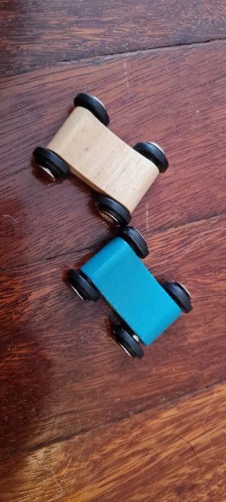 Rampa de madera para coches