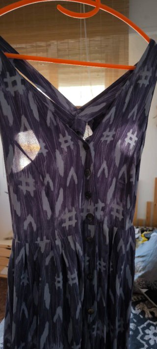 Vestido largo estampado verano