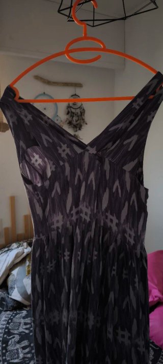 Vestido largo estampado verano