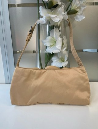 Monki Borsa Oro/Senape con Rose