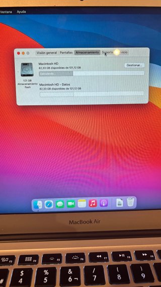 MacBook Air 13 2015 i5 4GB 128GB Plata