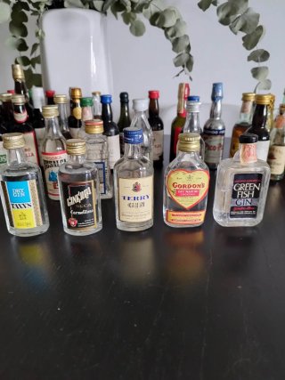 Collezione mini bottiglie di liquore
