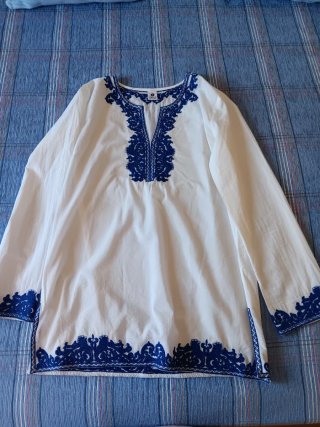 Casaca India Bordada Talla Única