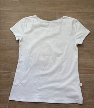 Camiseta blanca Salero Flores Bordadas Talla M