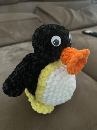 Pingu Amigurumi fatto a mano