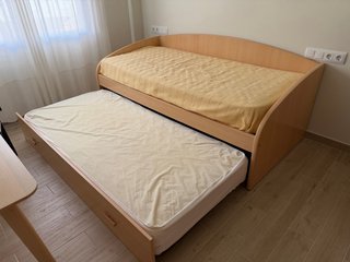 Cama nido doble 90cm con colchones