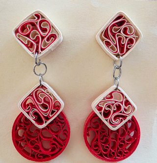 Pendientes Filigrana Papel Distintos diseños